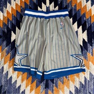 Nike Men's NBA Swingman Alternate Shorts Orlando Magic Warm Up Stripe 95 Sz M